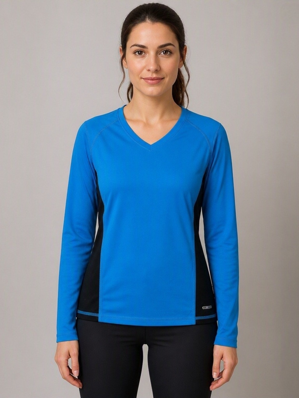 CRAFT Blue Long Sleeve Performance Top L Activewear Running Training Gym